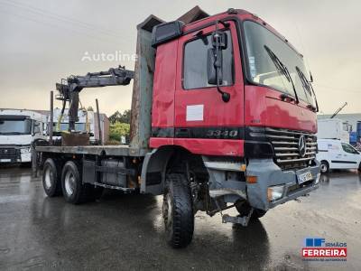 Mercedes-Benz Actros 3340 6x6 grua transporte madeira